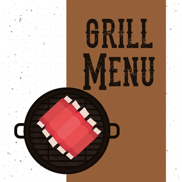 Leckeres Grilldesign — Stockvektor