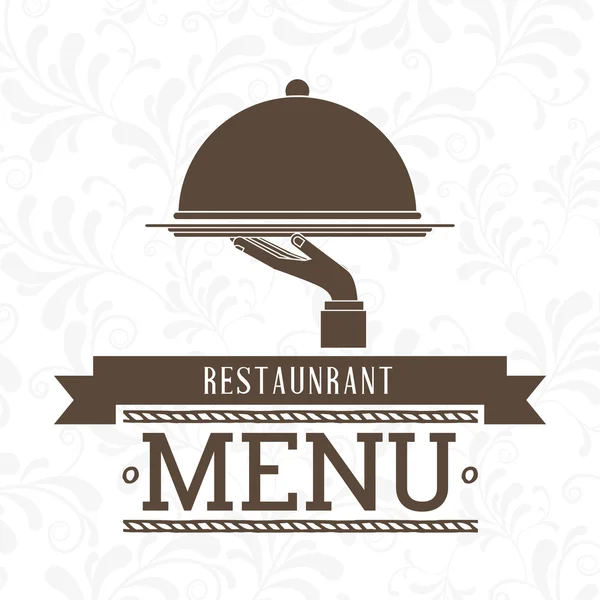 Diseño de menú de restaurante — Vector de stock