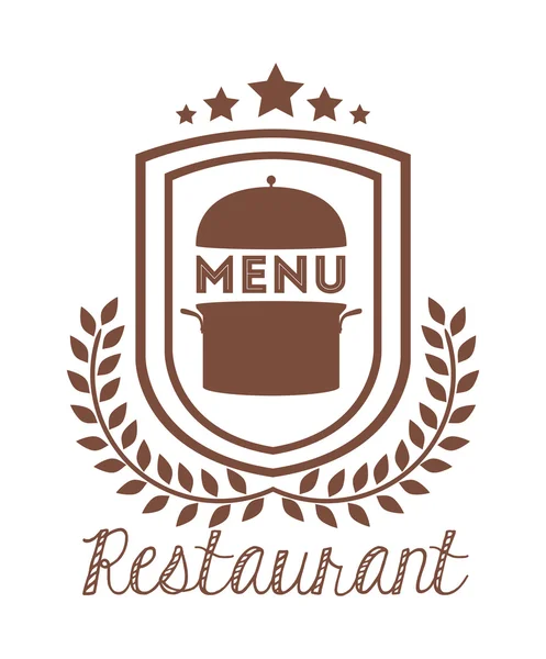 Menu restaurant design — Image vectorielle