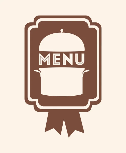 Diseño de menú de restaurante — Vector de stock