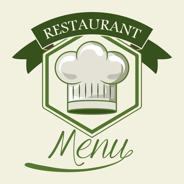 Diseño de menú de restaurante — Vector de stock