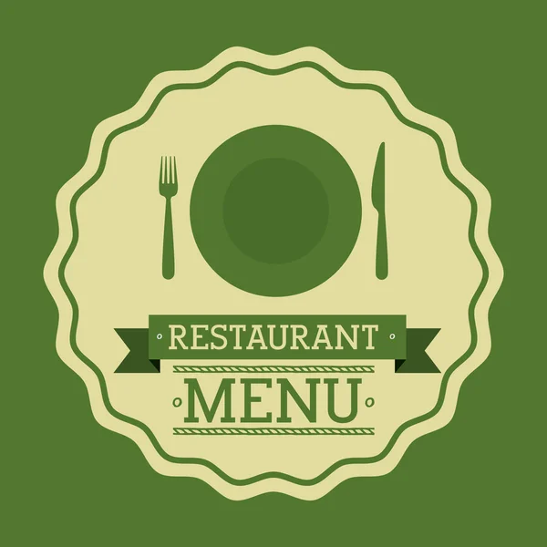 Diseño de menú de restaurante — Vector de stock