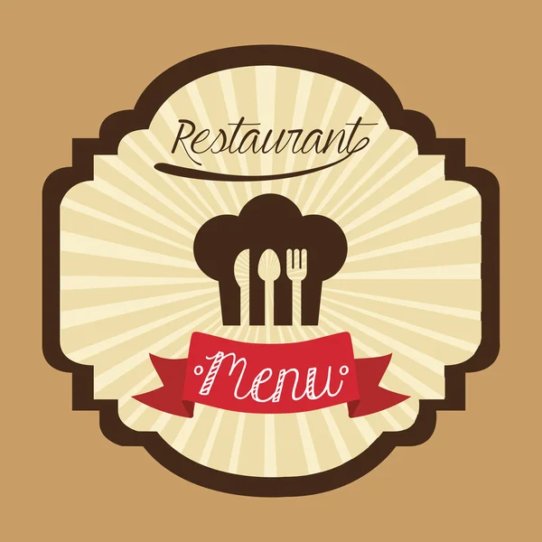 Diseño de menú de restaurante — Vector de stock