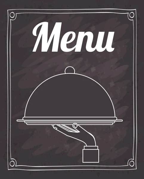 Wygląd menu restauracji — Wektor stockowy