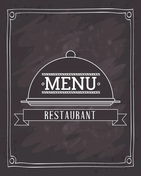 Menu ristorante design — Vettoriale Stock