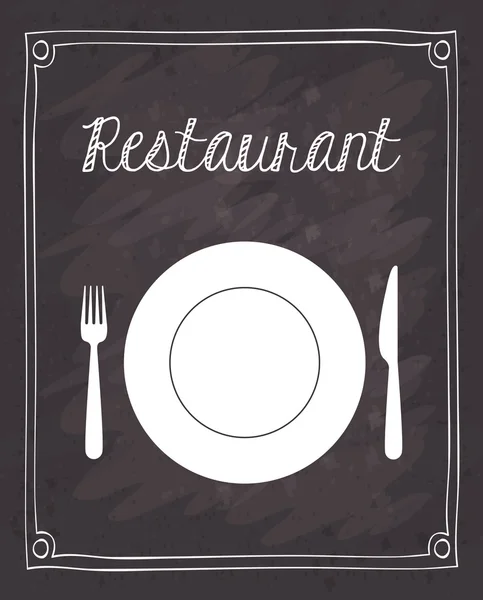 Diseño de menú de restaurante — Vector de stock