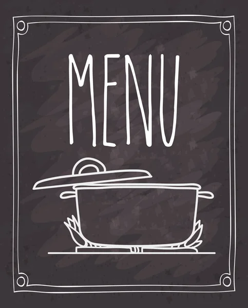 Menu restaurant design — Image vectorielle