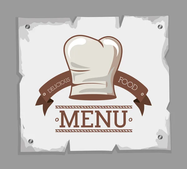 Menu restaurant design — Image vectorielle