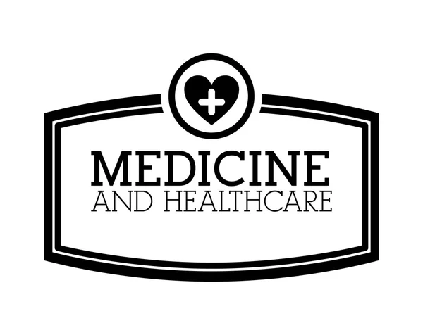 Medical care design — Stock Vector