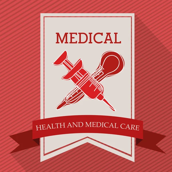 Diseño de atención médica — Archivo Imágenes Vectoriales