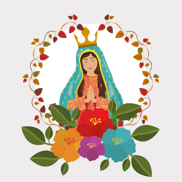 St mary designul virgin — Vector de stoc