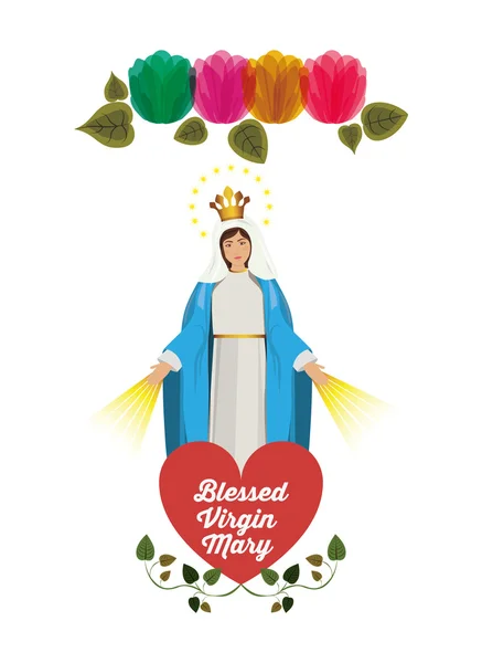 St Mary el diseño virgen — Archivo Imágenes Vectoriales