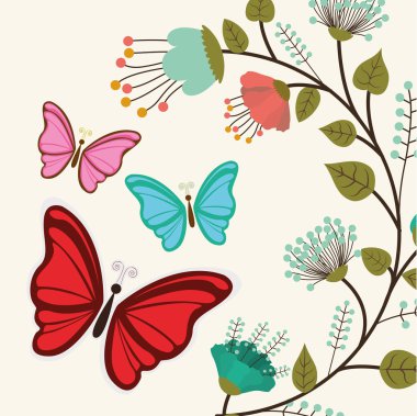 güzel kelebek tasarım