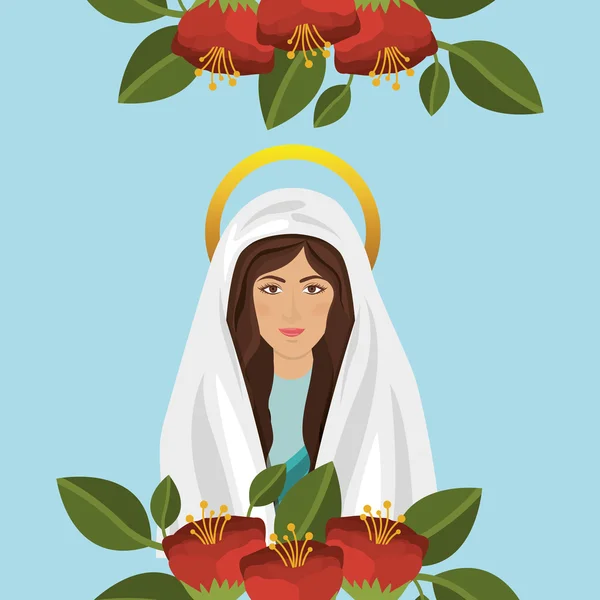 St 玛丽的处女的设计 — 图库矢量图片