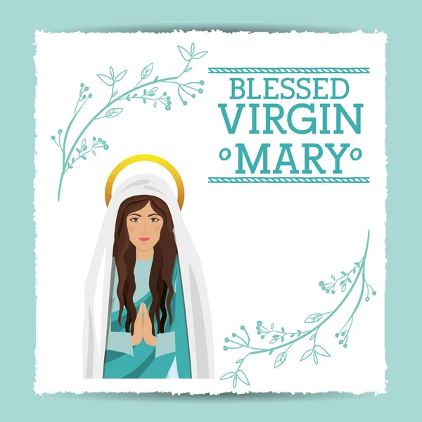 St mary the virgin design — Stock Vector