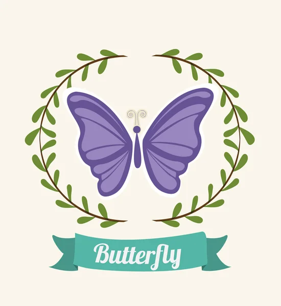 Belo design borboletas —  Vetores de Stock