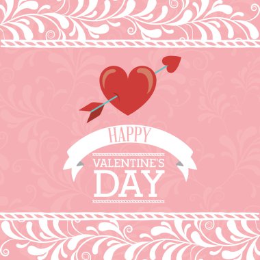 Mutlu Sevgililer günü tasarım