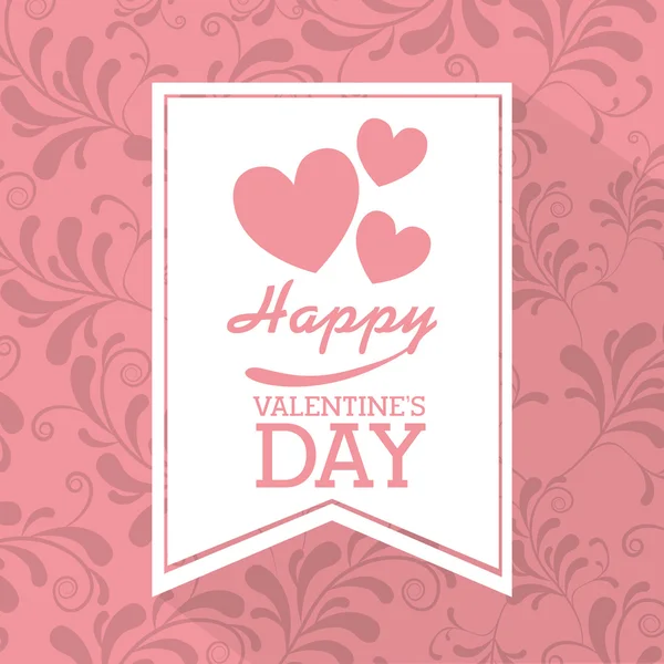 Happy valentines day design — Stock Vector