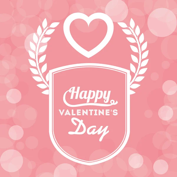 Feliz día de San Valentín diseño — Vector de stock