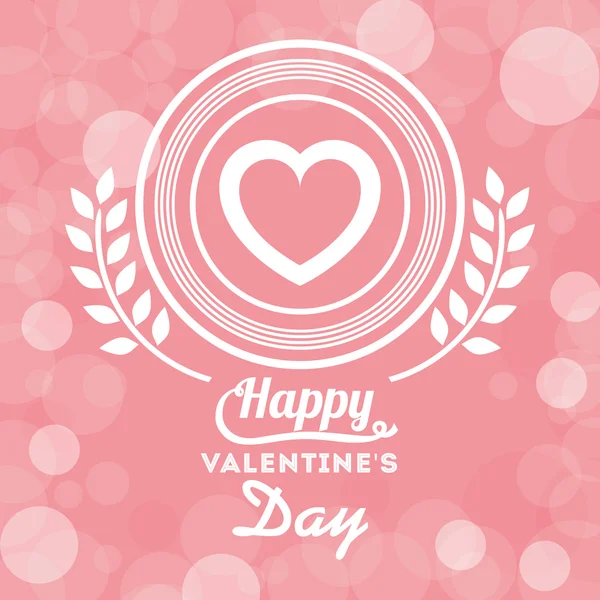 Happy valentines day design — Stock Vector