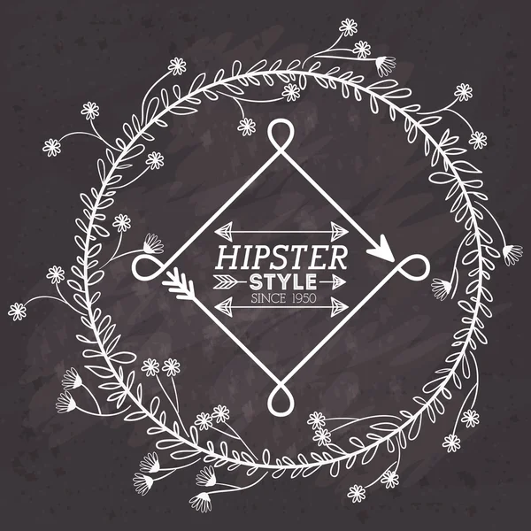 Hipster style design — Stock Vector