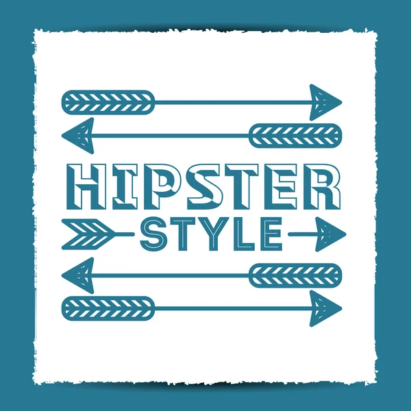 Projekt w stylu hipster — Wektor stockowy