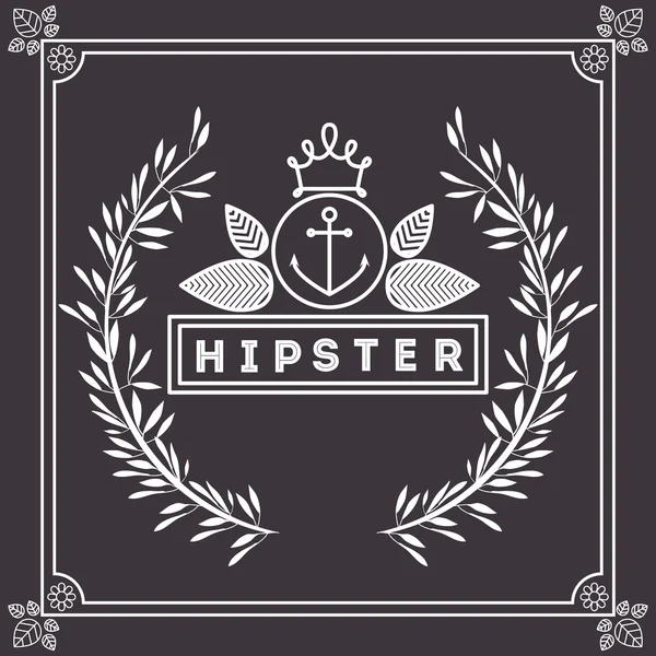 Hipster stijl ontwerp — Stockvector