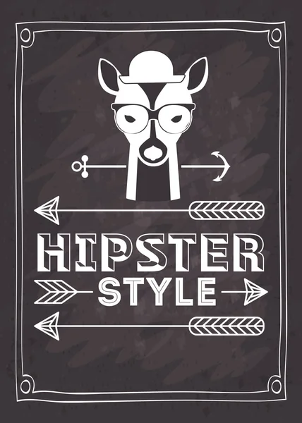 Diseño de estilo Hipster — Archivo Imágenes Vectoriales