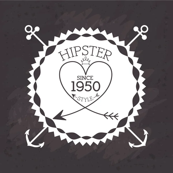 Hipster stil design — Stock vektor