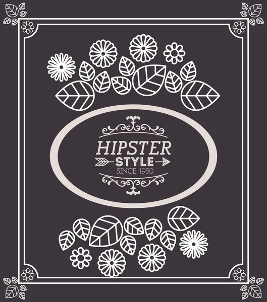 Hipster stil design — Stock vektor