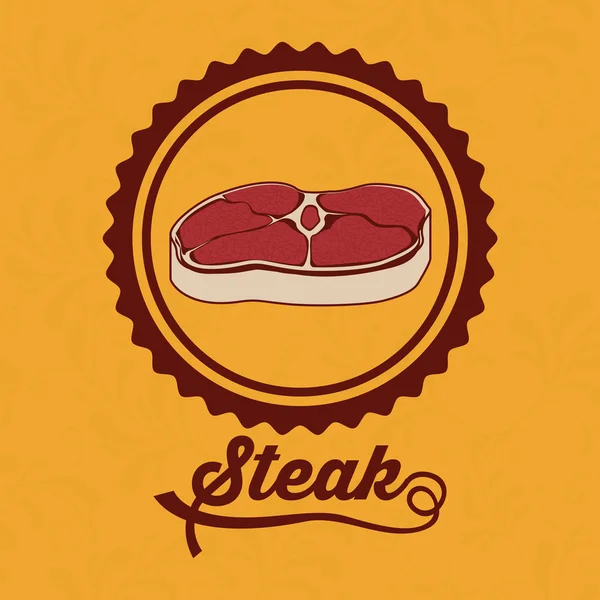 Steak house design — Stockový vektor