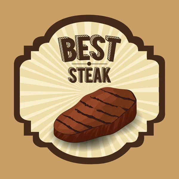 Steak house design — Stockový vektor