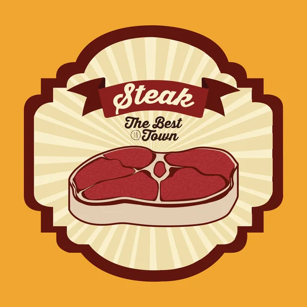 Steakhaus-Design — Stockvektor