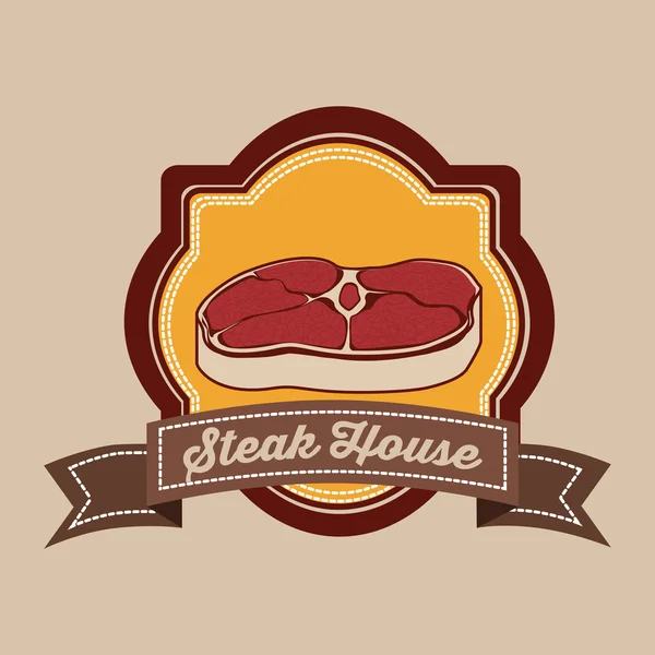 Дизайн стейк-хауса — стоковый вектор