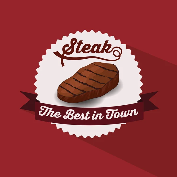 Steak house design — Stockový vektor