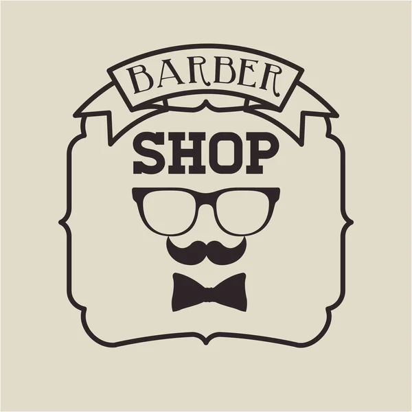 Barbería diseño — Vector de stock