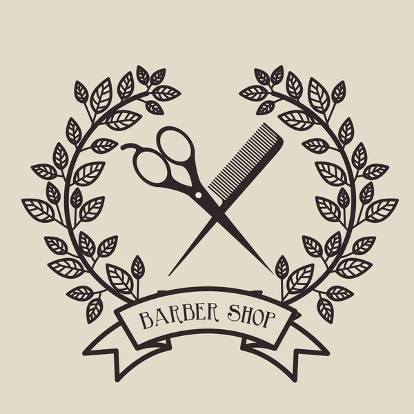 Barber shop design — Stockový vektor