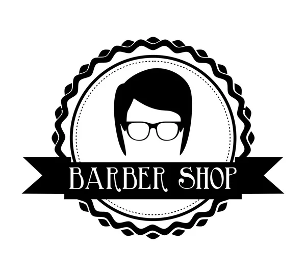 Barber shop design — Stock Vector