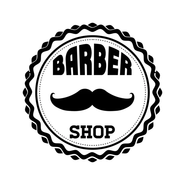 Barber shop design — Stock Vector