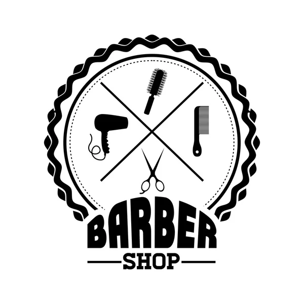 Barber shop design — Stock vektor