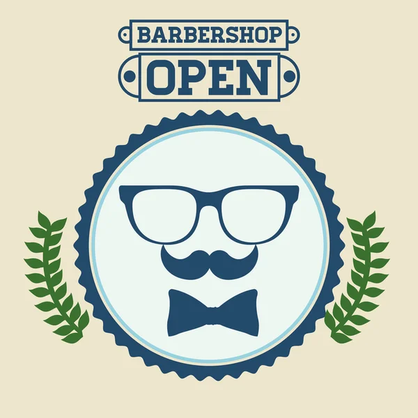 Design de barbearia —  Vetores de Stock