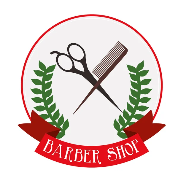 Friseurladen-Design — Stockvektor