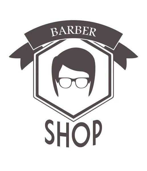 Магазин перукарня дизайн — стоковий вектор