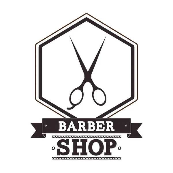 Design negozio di barbiere — Vettoriale Stock