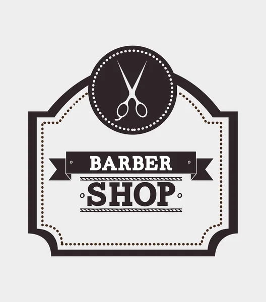 Barbería diseño — Vector de stock