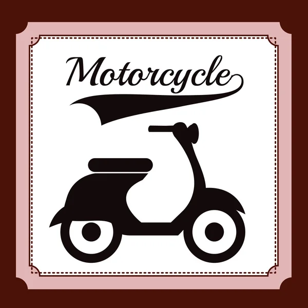 Diseño del motociclista — Vector de stock