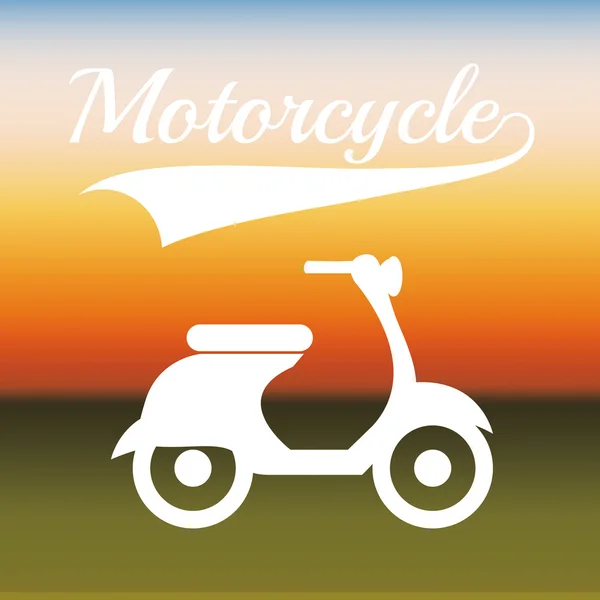 Diseño del motociclista — Vector de stock