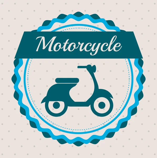 Diseño del motociclista — Vector de stock