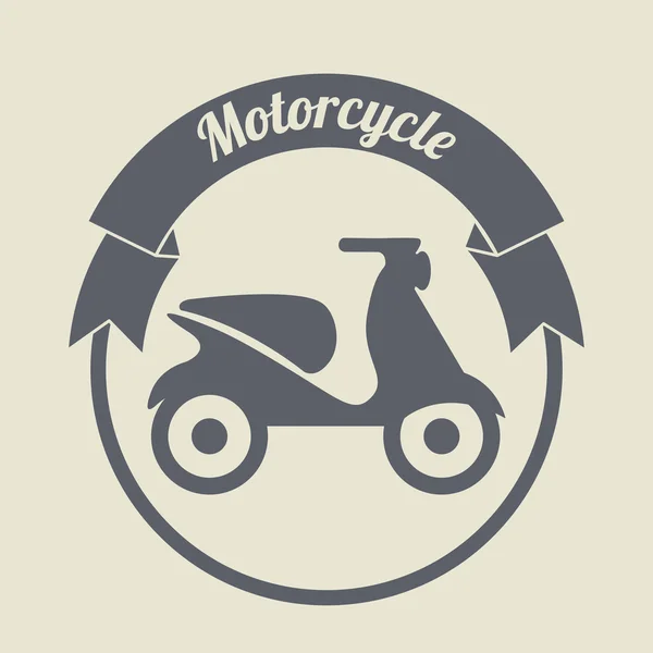 Diseño del motociclista — Vector de stock