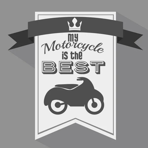 Diseño del motociclista — Vector de stock